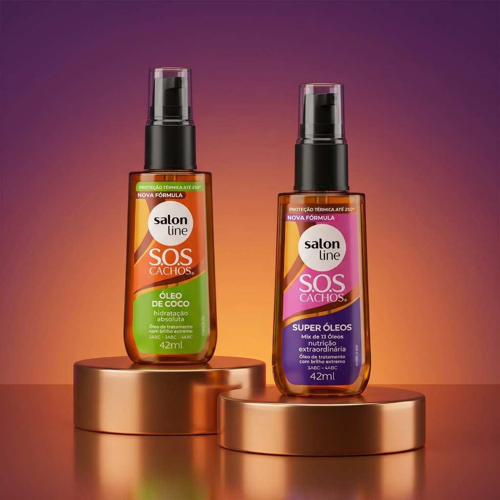Kit Sos Cachos Com Super Óleos E Óleo De Coco