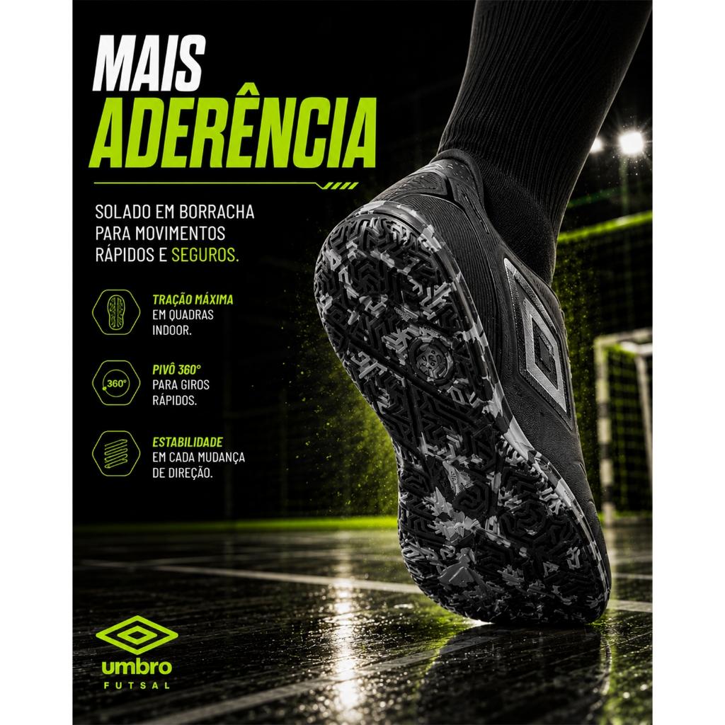 Chuteira De Futsal Umbro Attak Iii Original Chuteira Futsal Masculino Adulto Futebol Quadra Salão