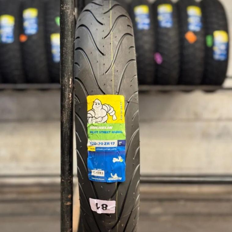 Pneu Moto Michelin Pilot Street 120/70-17 Radial Dianteiro Cb600 Hornet