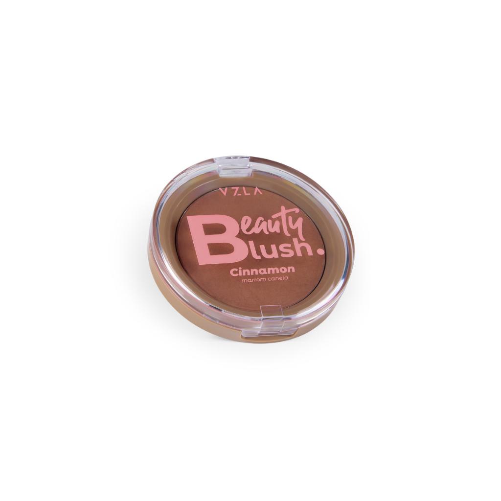 Beauty Blush Compacto Cinnamon Para Rosto Efeito Natural E Acabamento Uniforme Na Maquiagem Vizzela