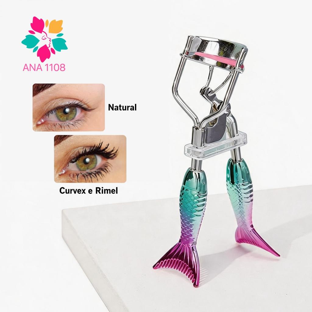 Curvex De Cílios Modelo Sereia Profissional Para Maquiagem Olhar Deslumbrante Curvatura Perfeita