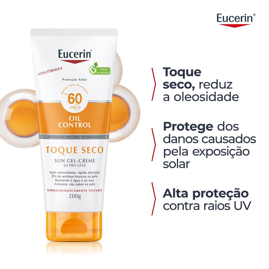 Eucerin Protetor Solar Corporal Oil Control FPS 60 200ml