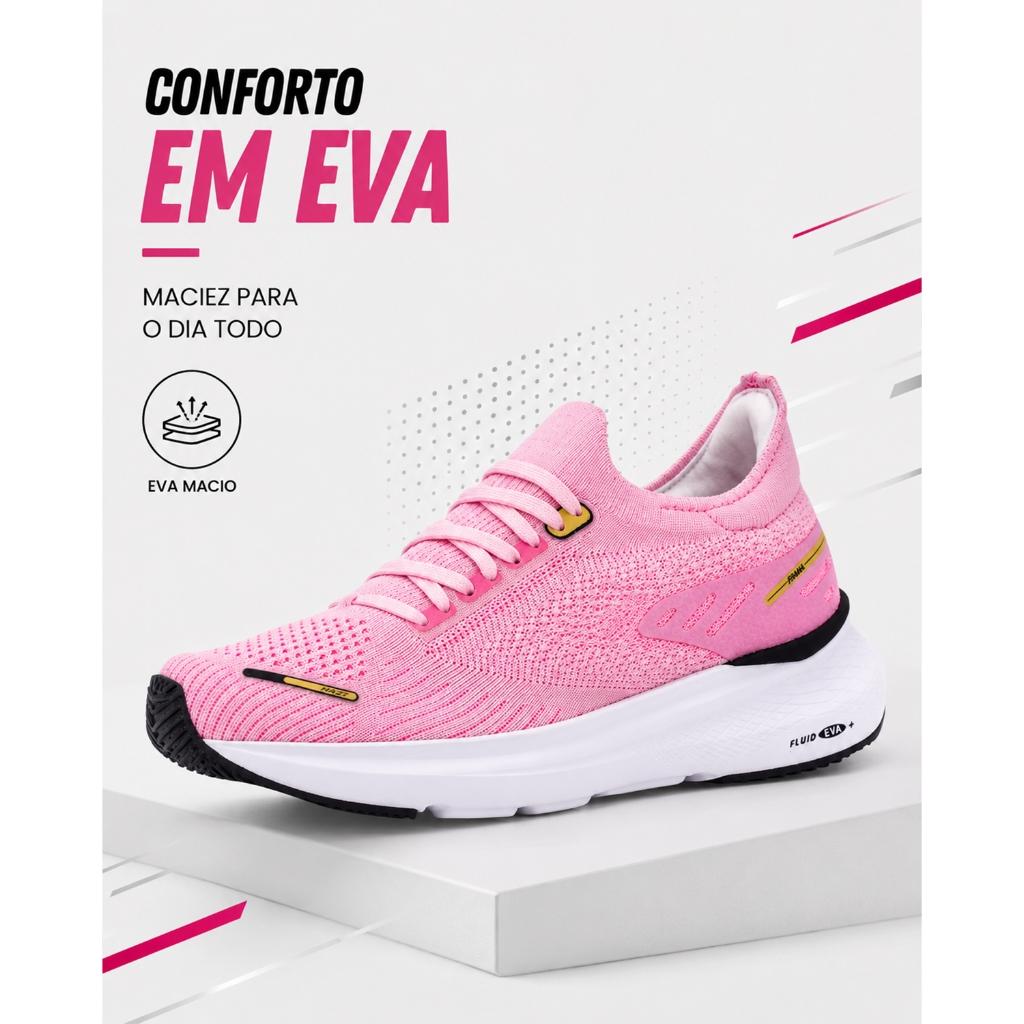 Tênis Rainha Haze Original Confortável Esportivo Leve Urbano Estiloso