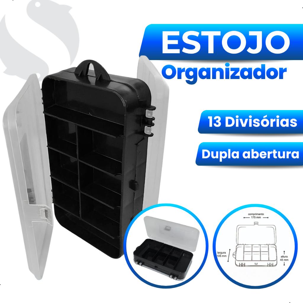 Maleta De Pesca Com Boias Anzol Chumbos E Girador Oferta