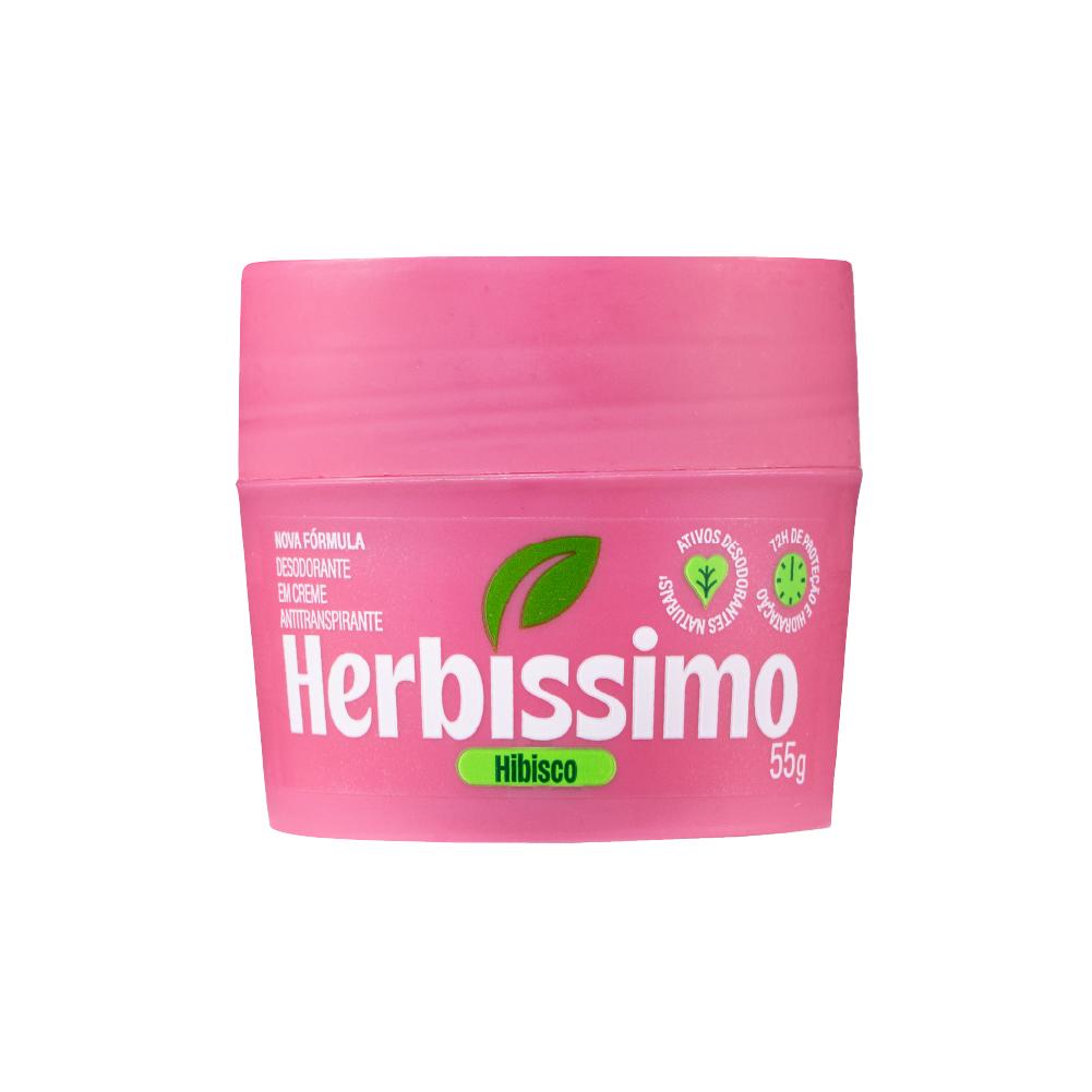 Desodorante Creme Antitranspirante Herbíssimo Bioprotect Hibisco 55G