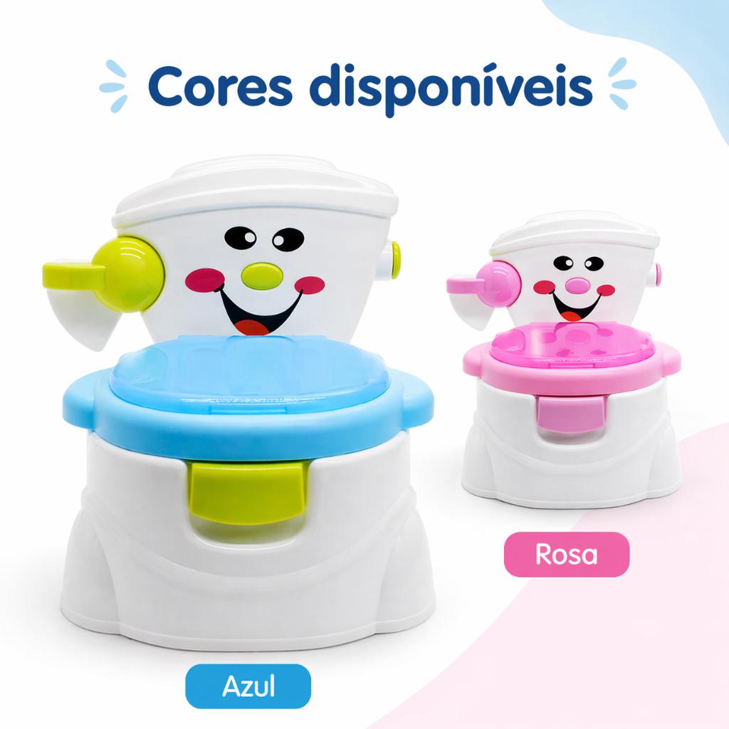 Troninho Penico Infantil Bebê Portátil Desfralde Menino E Menina Lorben