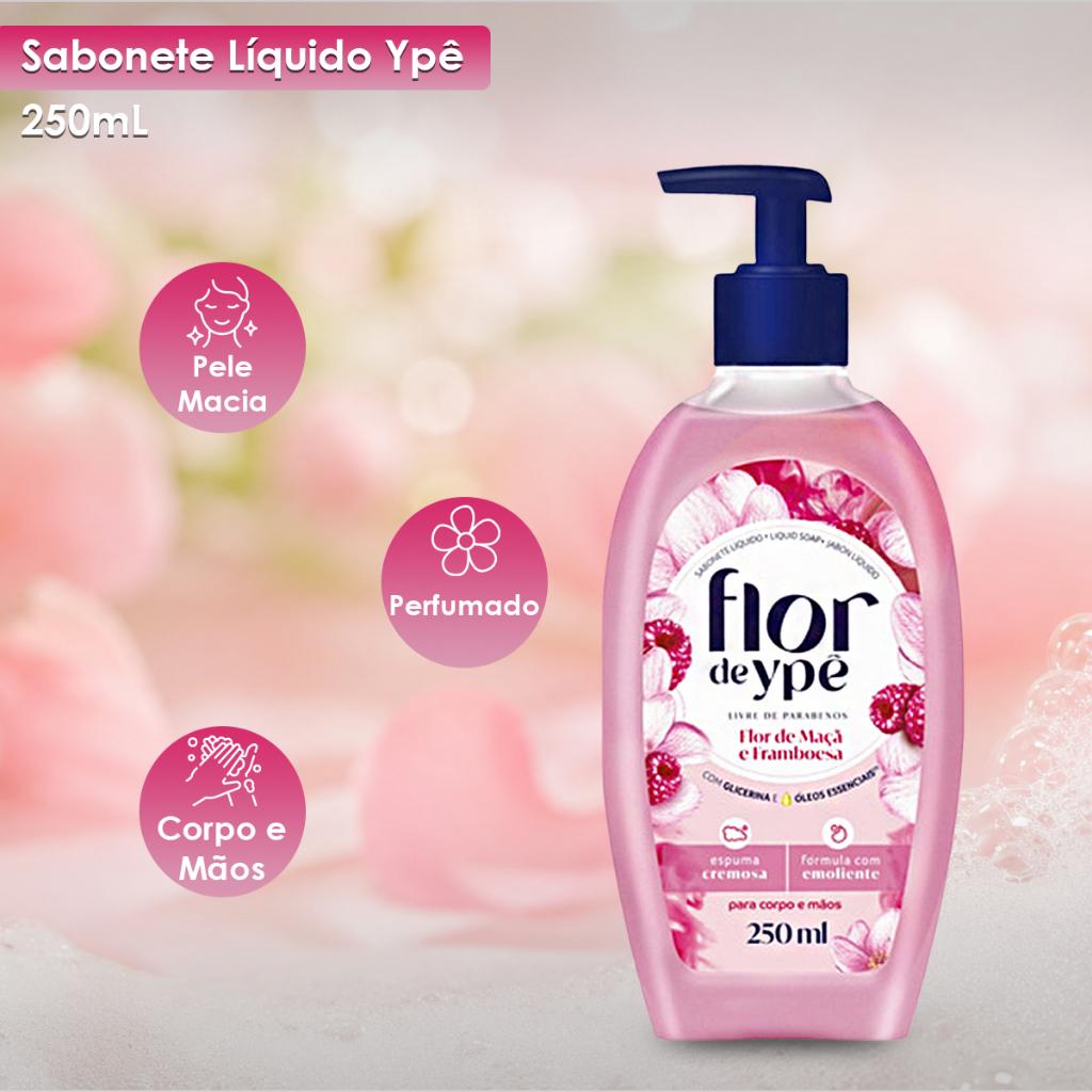 Sabonete Líquido Flor De Maçã E Framboesa 250ml Ypê