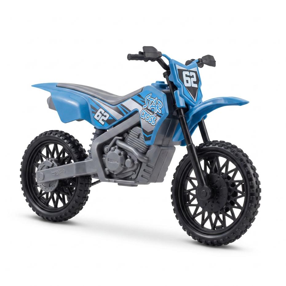Moto Cross Brinquedo Trilha Motinha Estilo Motocross Grande 25cm 4 Cores Cert Inmetro Queen Shop