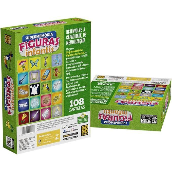 Jogo Interativo Super Memoria - Figuras Infantis - Grow