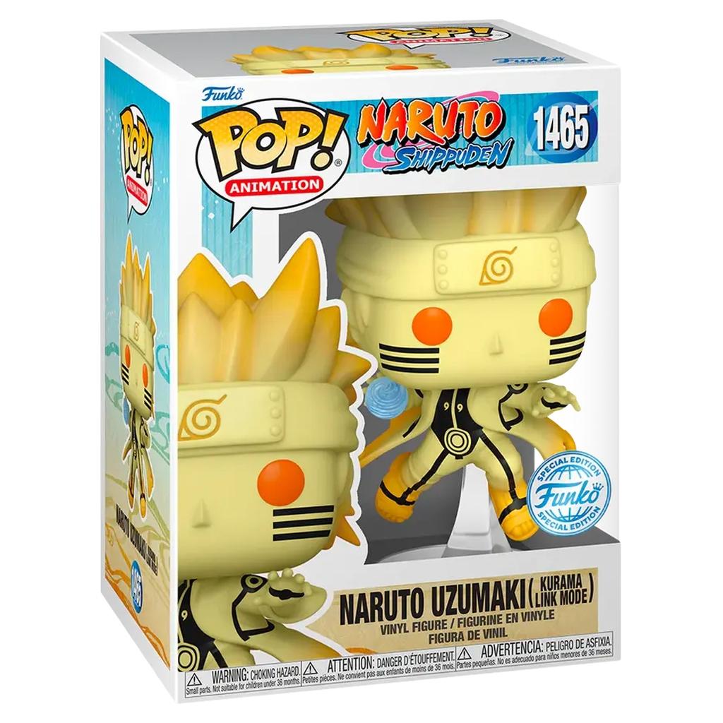 Funko Pop Animation Naruto Shippuden Exclusive - Naruto Uzumaki Kurama Link Mode 1465 Novo Origin