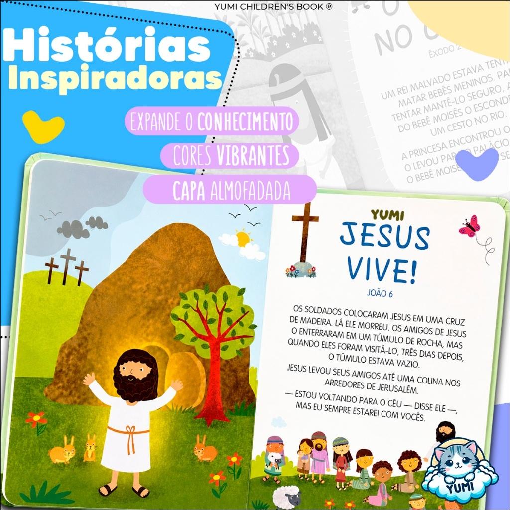 Bíblia Do Bebê Bíblia Dos Pequeninos Livro Infantil Bíblia Da Criança Menino Menina Colecionável Almofadado