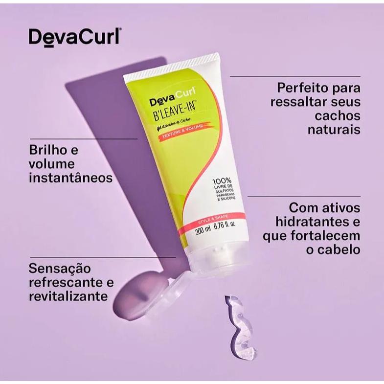 Deva Curl B Leave-in - Gel Ativador De Cachos 200ml
