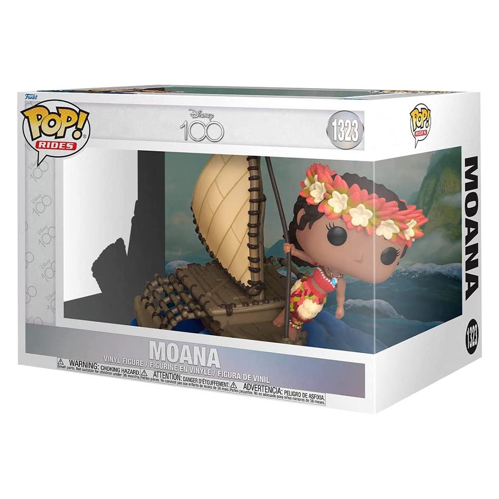 Funko Pop Deluxe Disney 100th - Moana On Sailboat 1323 Novo Original