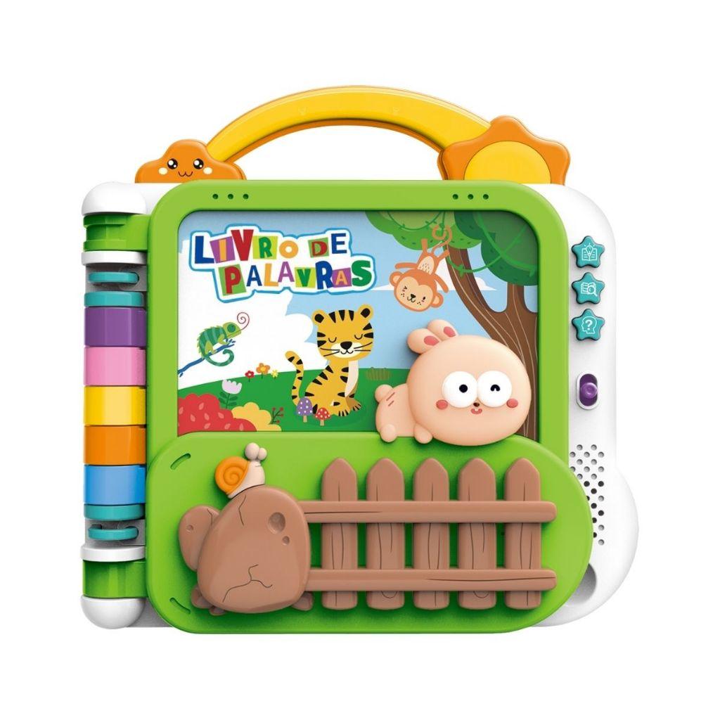 Livro Educativo Interativo De Palavras - Maxi Baby