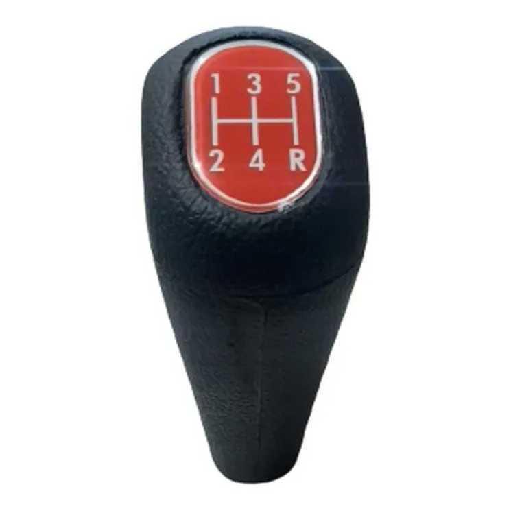 Manopla Bola Câmbio 5 Marchas Universal Esportiva Vermelho