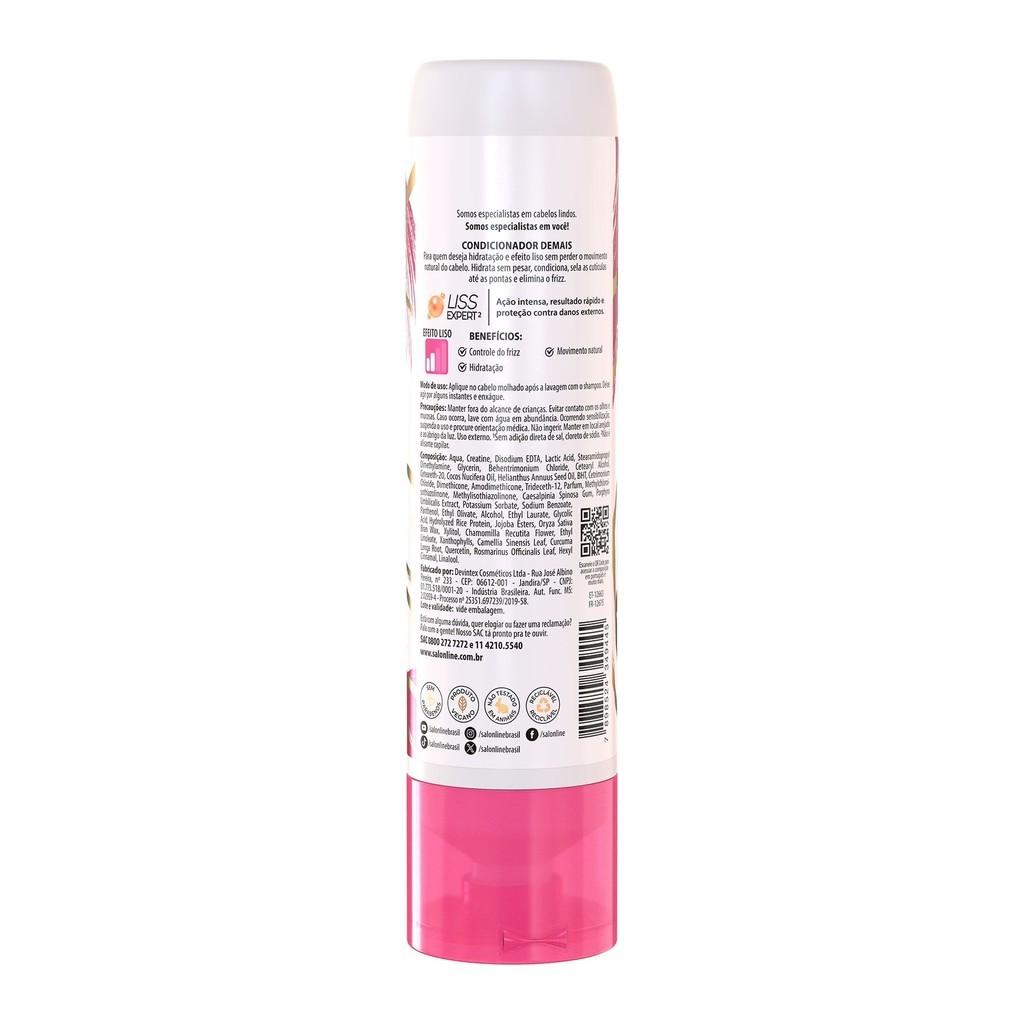 Kit Shampoo E Condicionador Meu Liso Demais