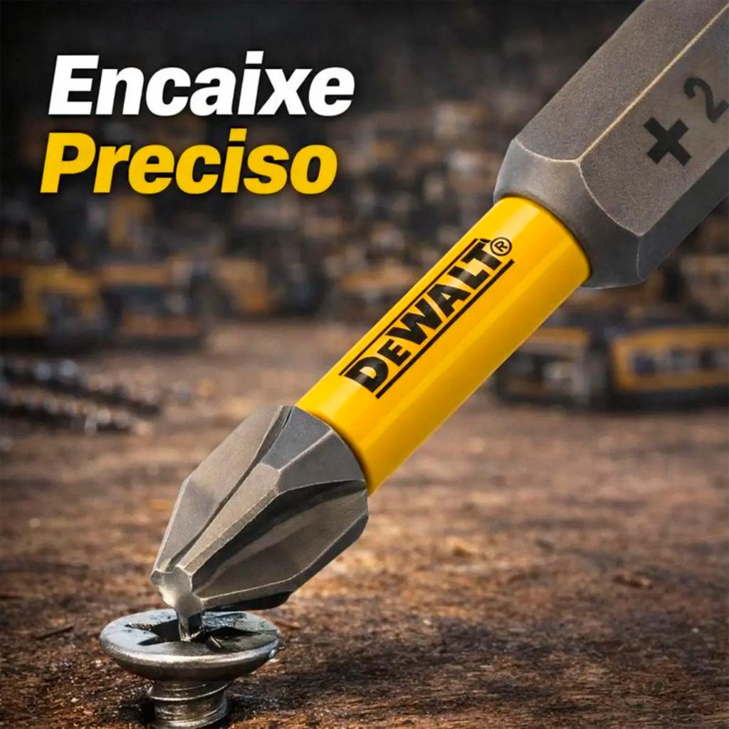 Jogo Bits Impacto 5pcs Dewalt Maxfit 50mm Ponta Phillips Ph2