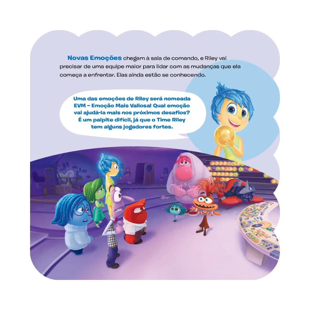Livro Infantil Minhas Primeiras Histórias Disney Divertida Mente 2