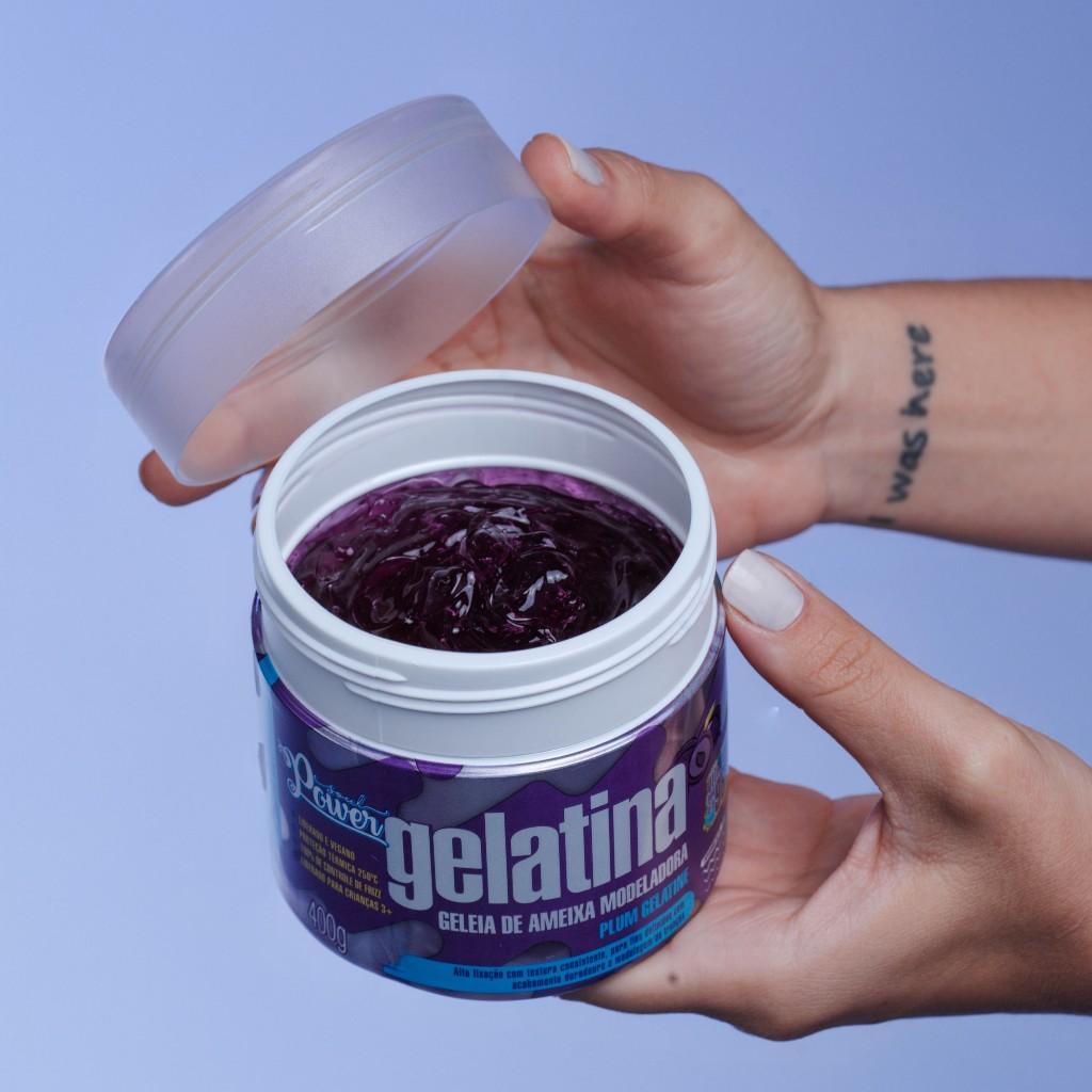 Gelatina Geleia De Ameixa Modeladora Soul Power - Tranças E Penteados 400g