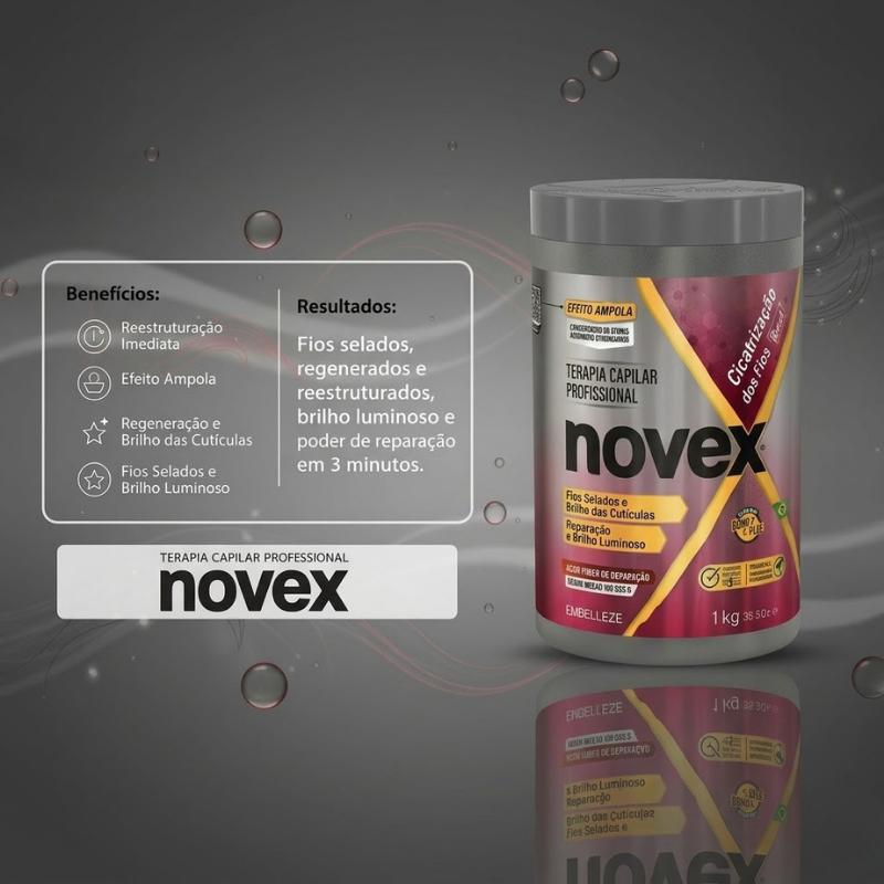 Creme De Tratamento Novex Cicatrização Dos Fios 1kg