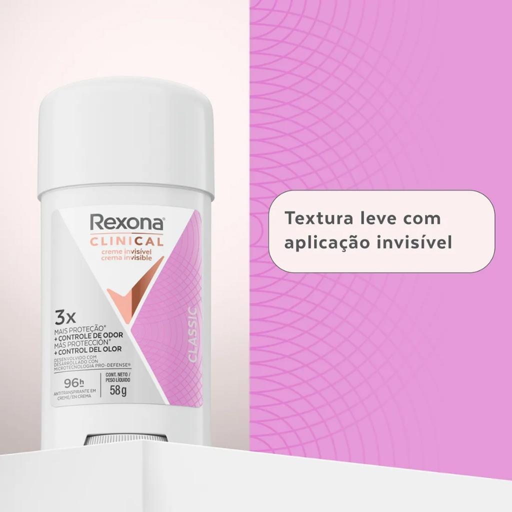 Desodorante Rexona Clinical Classic Feminino 58g