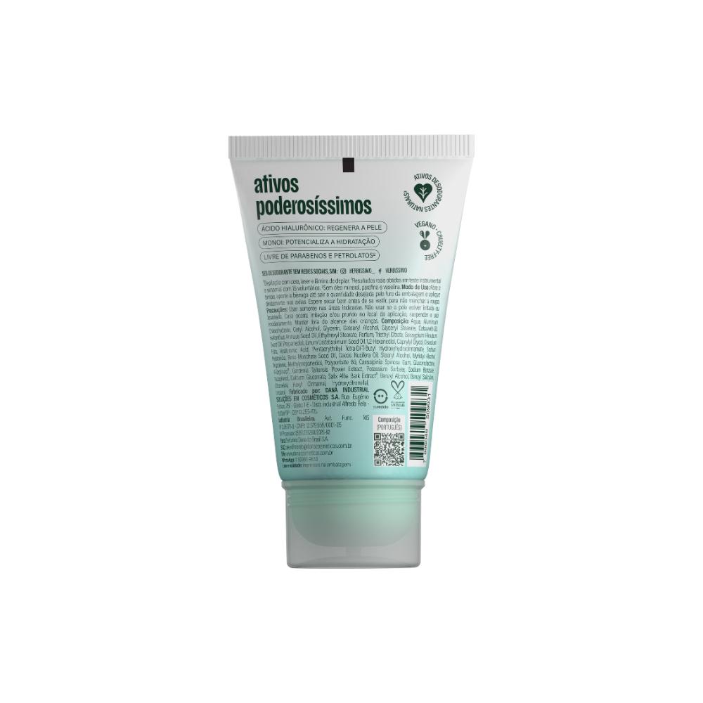 Kit Creme Desodorante Antitranspirante Herbíssimo Bisnaga Care Monoi E Ácido Hialurônico 55g (3 Unidades)