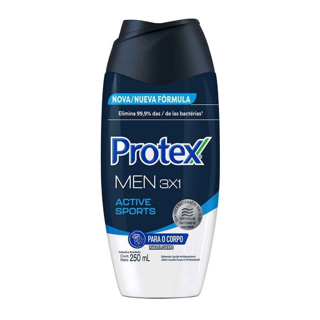 Kit Sabonete Líquido Protex Men Sport 250ml Com 2 Unidades