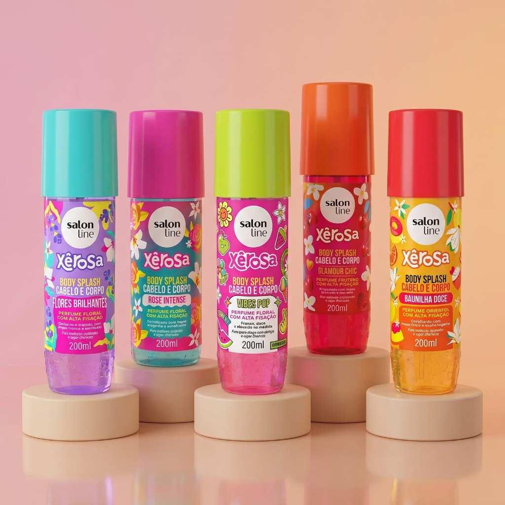 Kit Perfumação Com 5 Body Splash Xêrosa