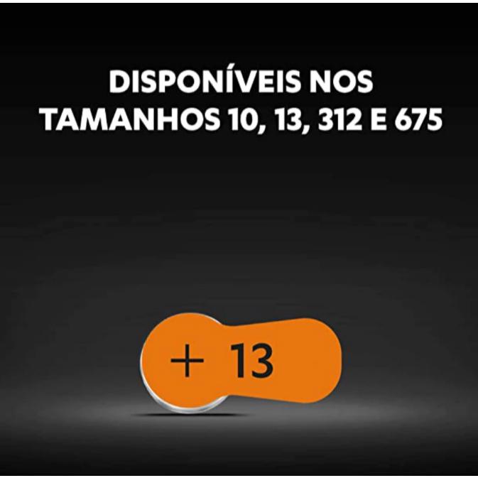 Kit Com 36 Pilhas Auditivas Duracell Nº 13