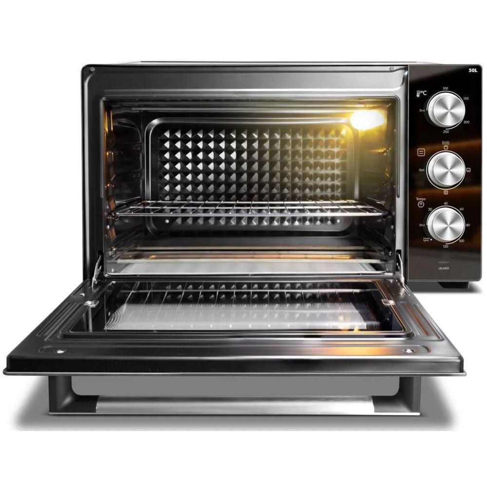 Forno Elétrico Philco Pfe50pe 50 Litros Full Glass