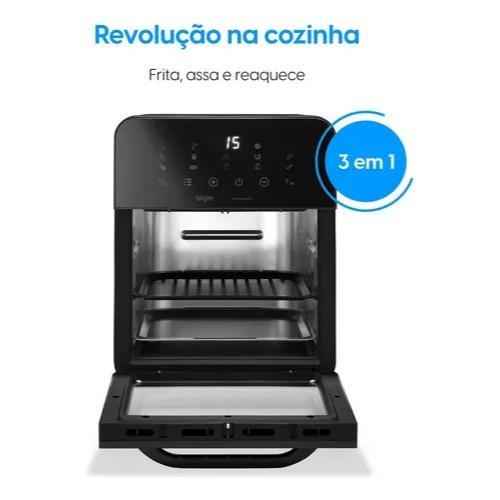 Fritadeira E Forno Elétrico Style Oven Fry Elgin 220V