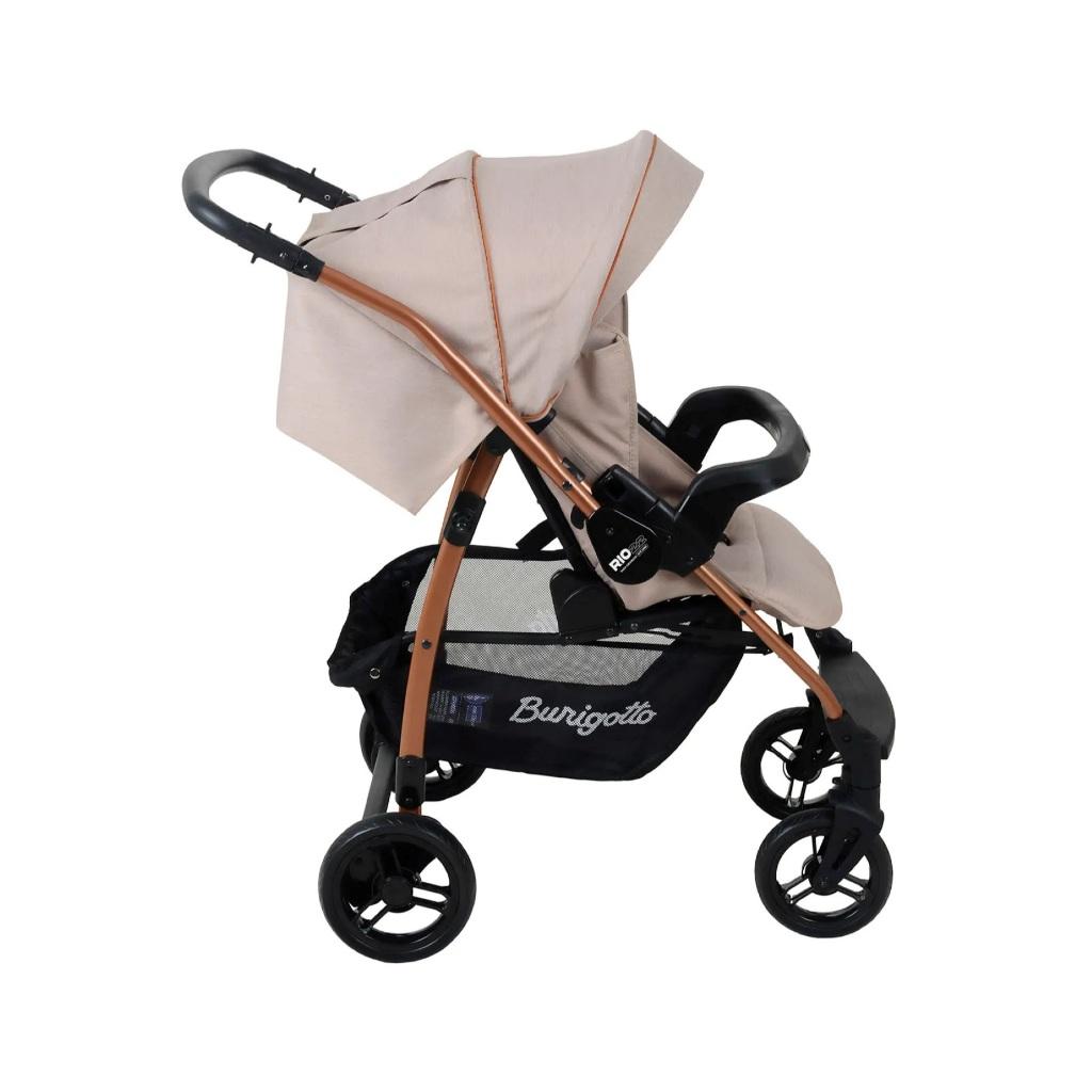 Carrinho E Bebê Conforto Rosa Rio 22 Mon Amour Burigotto (0 À 22kg)