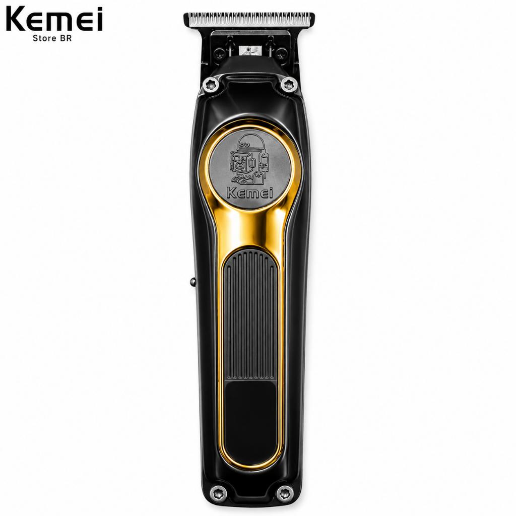 Kemei 2351 USB Recarregável Máquina De Cortar Cabelo Sem Fio Elétrico Masculino 7200 Rpm 5W Portátil