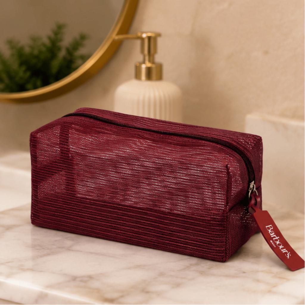 Necessaire Tela Vinho