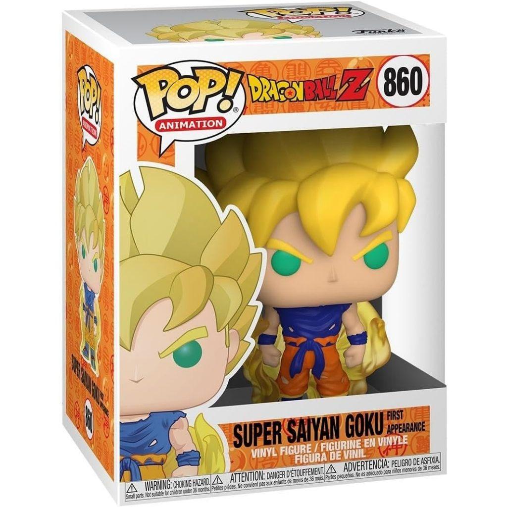 Funko Pop Dragon Ball Z - Super Saiyan Goku First Appearance 860 Novo Original