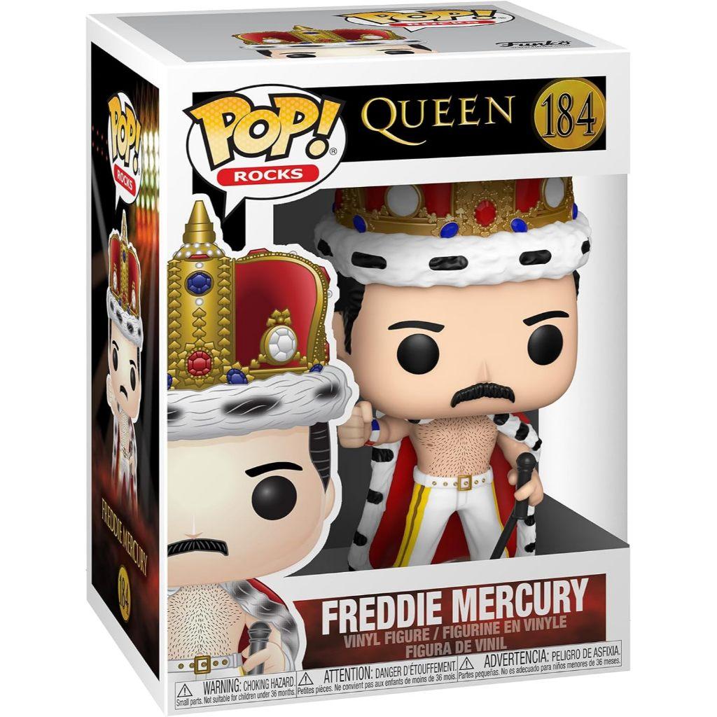 Funko Pop Rocks Queen Freddie Mercury King 184
