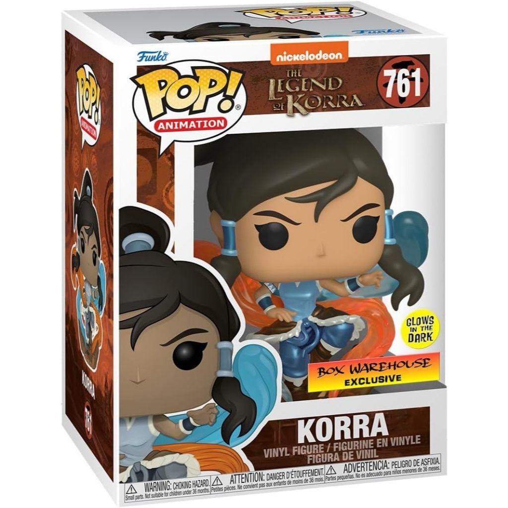 Funko Pop The Legend Of Korra Metallic Glow Exclusive 761 Novo Original