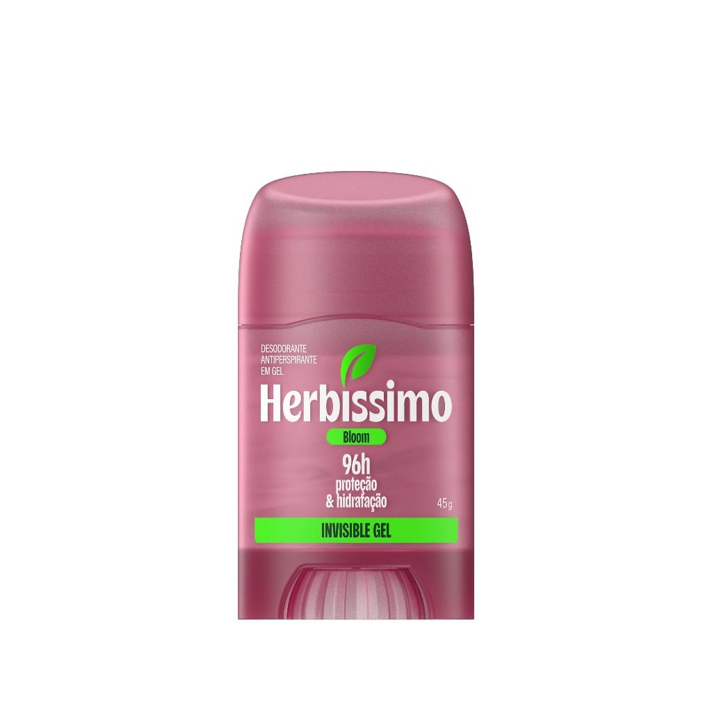 Desodorante Antitranspirante Herbíssimo Invisible Gel Bloom 45g