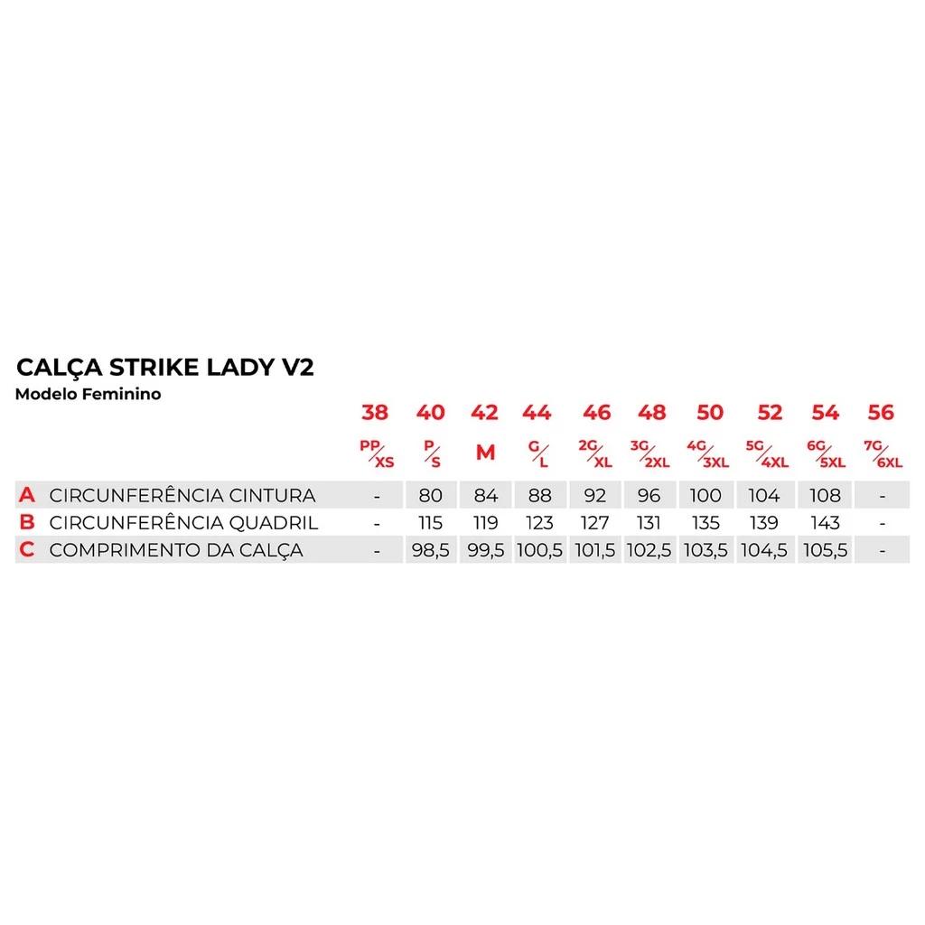 Calça Texx Strike V3 Lady Feminina Preta E Rosa Motociclista