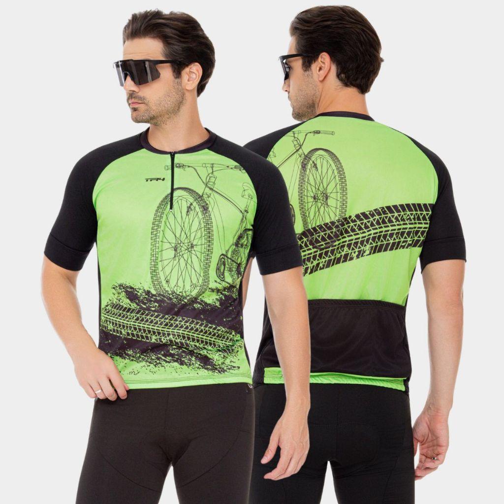 Conjunto De Ciclismo Masculino Way Camisa E Bermuda Com Forro Em Gel Alta Densidade