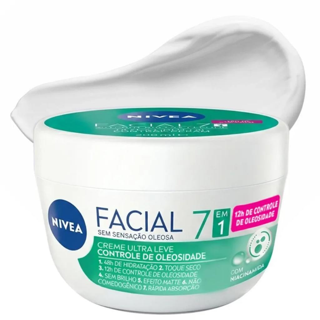 Creme Facial Nivea ULTRA Leve 7 Em 1 Controle De Oleosidade 100G