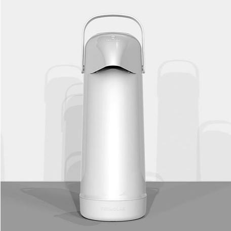 Garrafa Termica Magic Pump Bomba De Pressão Branca 1 Litro Termolar