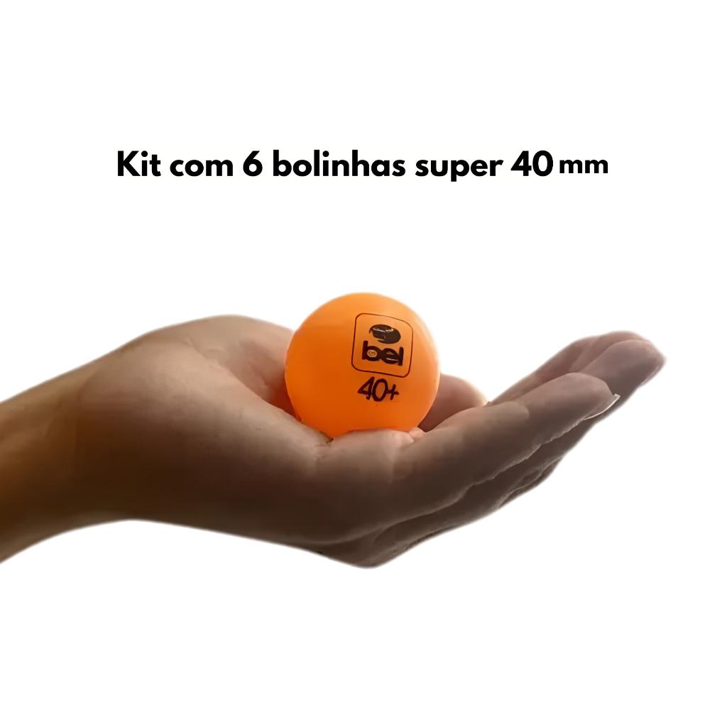 Kit Com 6 Bolinhas De Tenis De Mesa Ping Pong Bel