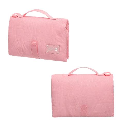 Trocador De Fraldas Portátil Lilica Ripilica Puff Rosa Dobrável Com Alcinha Original - Pacific