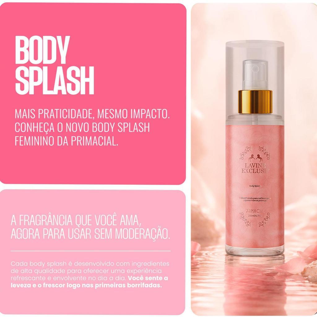 Body Splash Feminino Lavine Exclusif 200ml - Primacial Perfume Floral