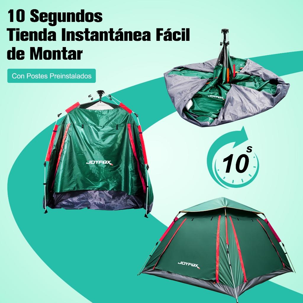 Barraca Camping Automatica Impermeavel 1500mm 3-4 Pessoas 215 145cm Joyfox