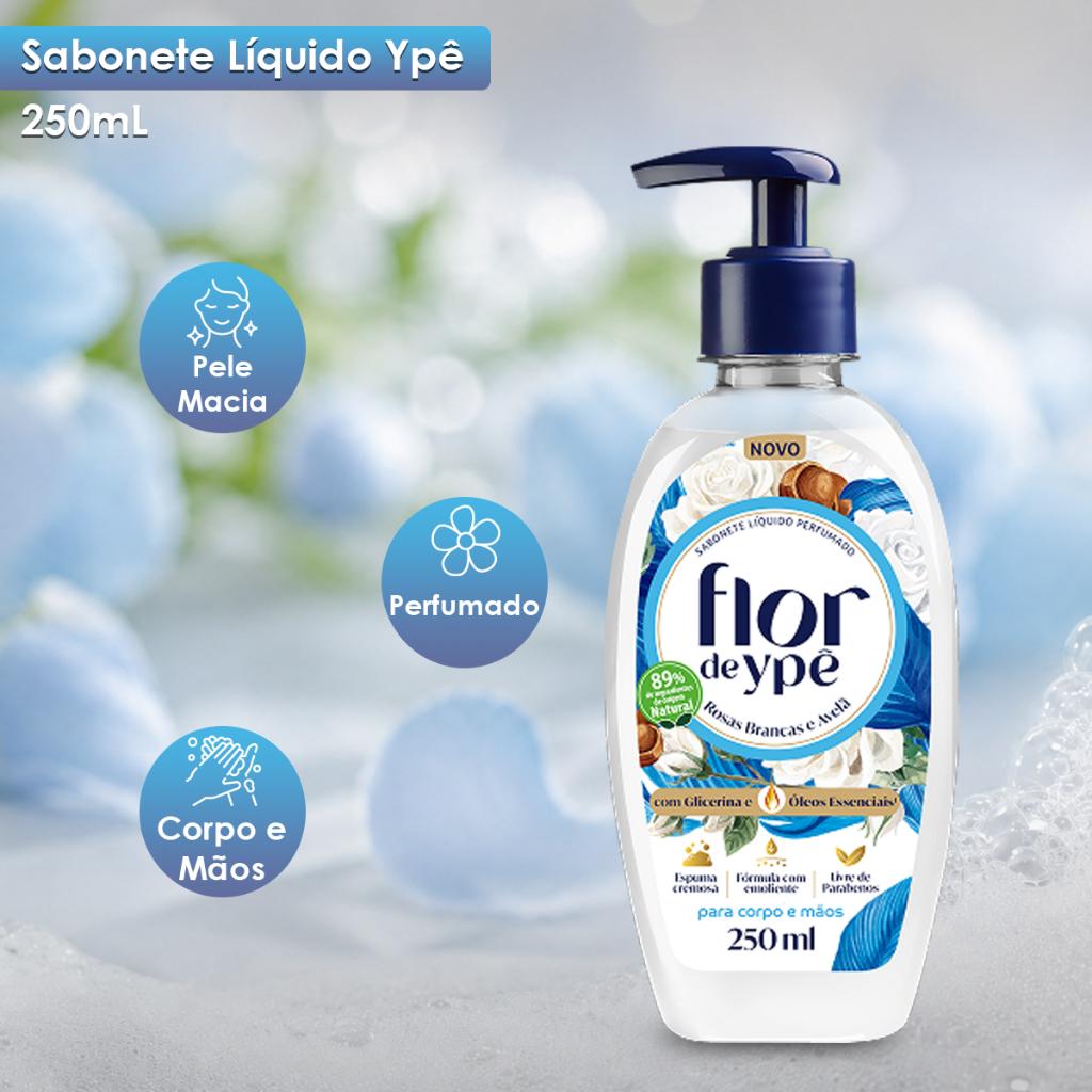Sabonete Líquido Rosas Brancas E Avelã 250ml Ypê