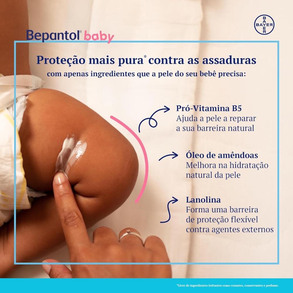Creme Pomada De Assadura Proteção Delicada 30gr - Bepantol