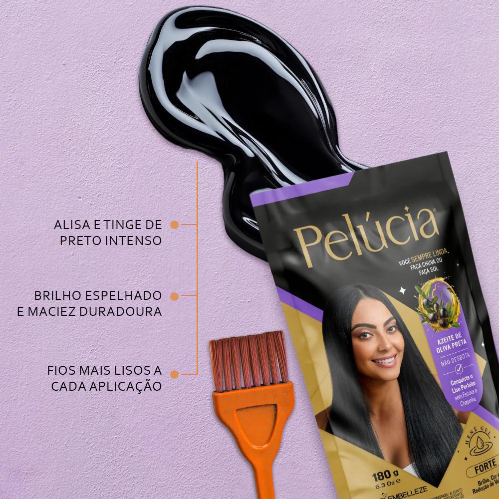 Alisante Henê Pelúcia Forte Pouch 180g