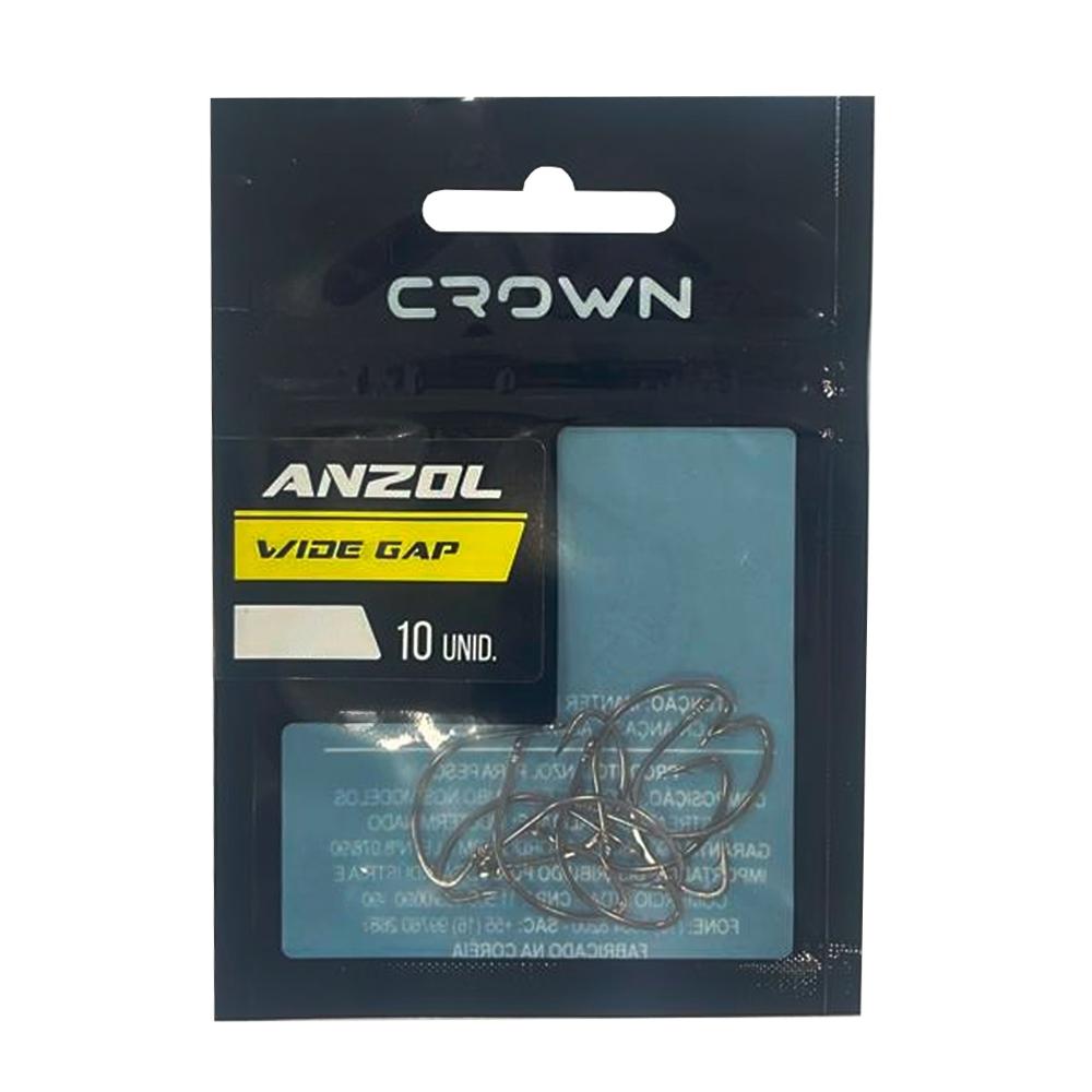 Anzol Crown Wide Gap Black N 6 C/10 - Crown